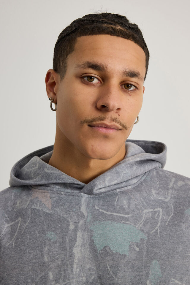 Notion Hoodie, NTN WASHED LEAFY CAMO