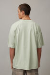 Half Half Oversized T Shirt, HH SEAFOAM/HALF HALF PLANT - alternate image 3