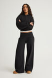 Wide Waistband Trackpant, BLACK - alternate image 2