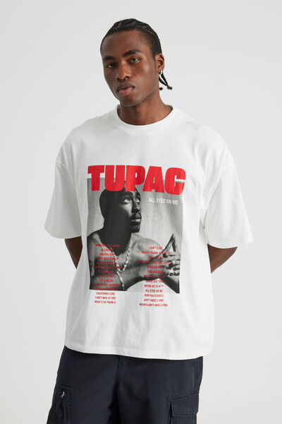 Archive Music Merch T Shirt, LCN BRA CLOUD/TUPAC ALL EYEZ ON ME