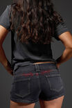 Tumblr Low Rise Booty Short, HEAVY WASH BLACK_STAR - alternate image 2