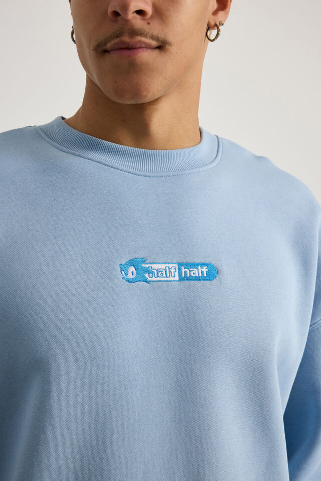 Sonic X Half Half Crew, LCN SEG BLUE MIST/SONIC HALF HALF PILL