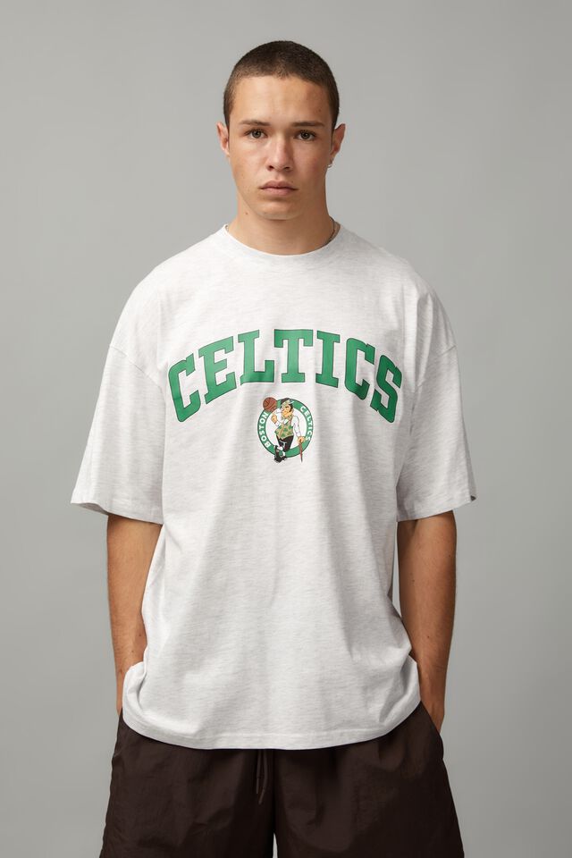 Essential Nba T Shirt, LCN NBA SILVER MARLE/CELTICS CLASSIC