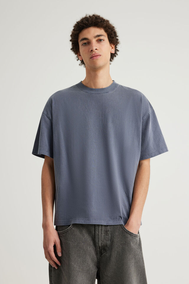 Authentics Blank Tee, WASHED ORION BLUE
