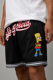 Simpsons Basketball Shorts, LCN SIM BLACK/SPRINGFIELD - alternate image 4