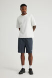 Half Half Pull On Short, MIDNIGHT CHECK - example image 2