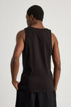 Authentics Rib Tank Top, BLACK - alternate image 3