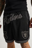 Nfl Basketball Short, LCN NFL BLACK/RAIDERS A CLASSIC - alternate image 4