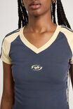 Fitted Graphic Tee, SEAL/DAFFODIL NTN - alternate image 4