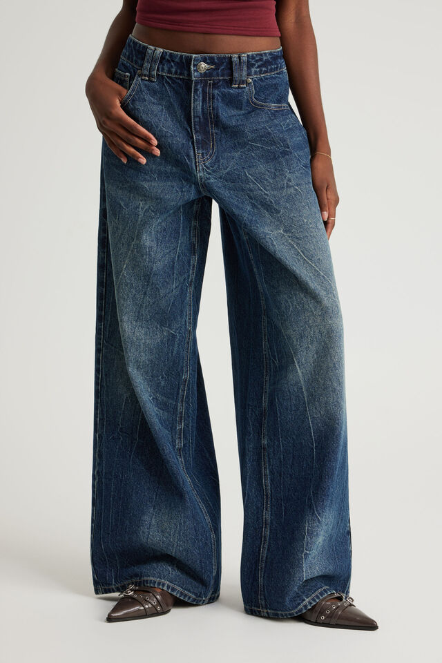 Mega Baggy Jean, DARKNESS INDIGO