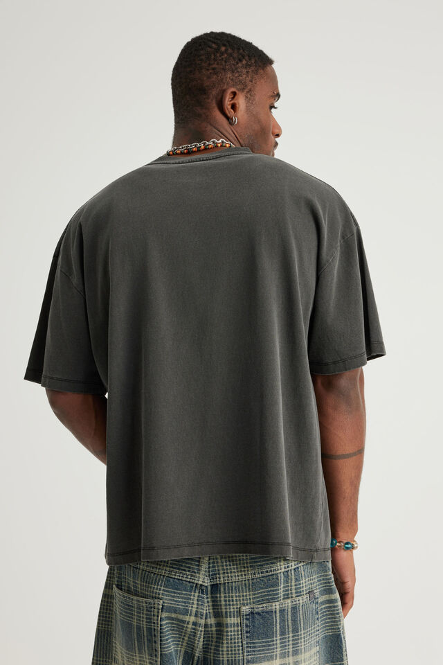 Authentics Blank Tee, WASHED BLACK