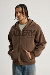Open Gallery Zip Thru Hoodie, OG MUD/GALLERY MAX - alternate image 1