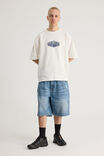 Half Half Heavyweight Box Fit Graphic Tshirt, HH CLOUD/HALF HALF CHROME - alternate image 2