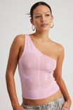 Graphic One Shoulder Tank, ICE PINK/OG 98 - example image 4