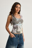 Graphic Tank, DIGITAL MIST/SCENIC BLUR - alternate image 1