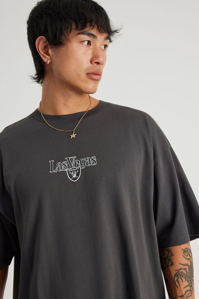 Box Fit Nfl Tshirt, LCN NFL SLATE/RAIDERS CLASSIC