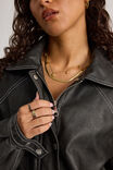 Bea Pu Bomber Jacket, WASHED BLACK - alternate image 4
