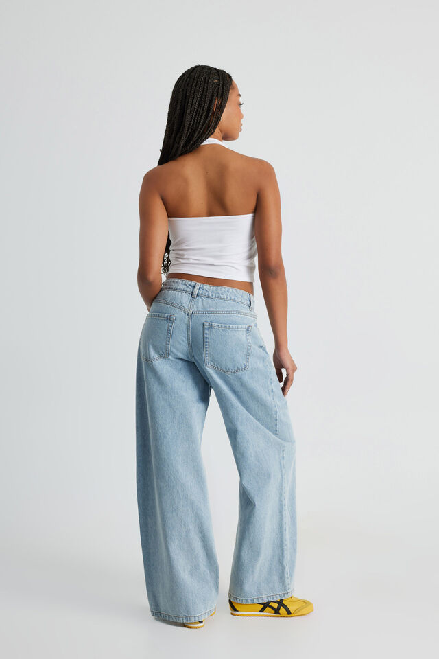 High Rise Baggy Jean, 90s BLUE