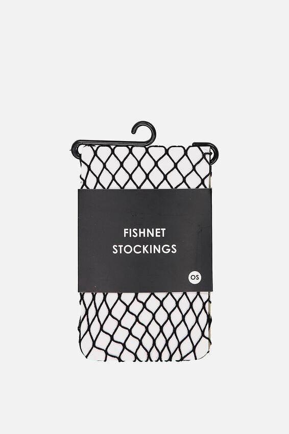 Fishnet Stocking, BLACK LARGE WEAVE