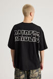 Box Fit Nfl Tshirt, LCN NFL BLACK/RAIDERS DYSTOPIA SUPERSCRIPT - alternate image 3