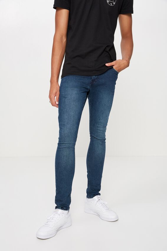 Skinny Leg Denim Jean, INDIGO