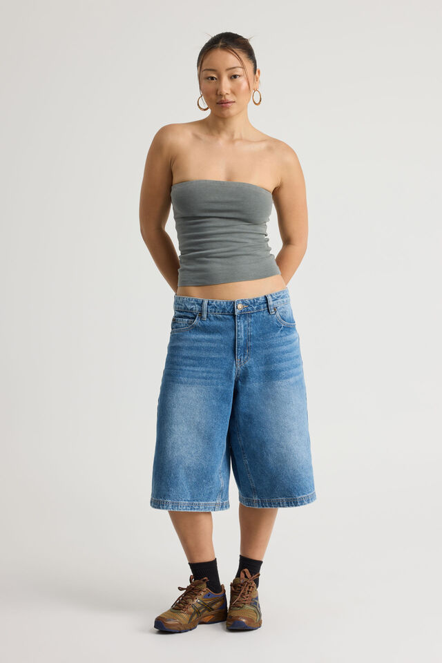 Mega Baggy Jort, SUMMER SEA BLUE
