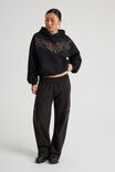 Notion Boxy Hoodie, NTN BLACK/RHINESTONE CYBER - alternate image 2