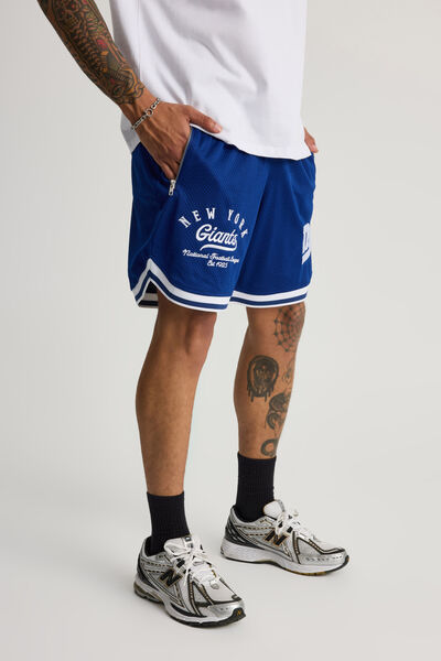 Nfl Basketball Short, LCN NFL BLUE/NEW YORK GIANTS