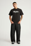 Half Half Heavyweight Core Fit Tshirt, HH BLACK/KNUCKLES - example image 2