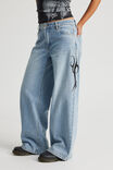Mid Rise Baggy Jean, MADRID BLUE_BUTTERFLY - alternate image 1