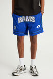 Nfl Basketball Short, LCN NFL NAVY SIDE STRIPE/LA RAMS - example image 2