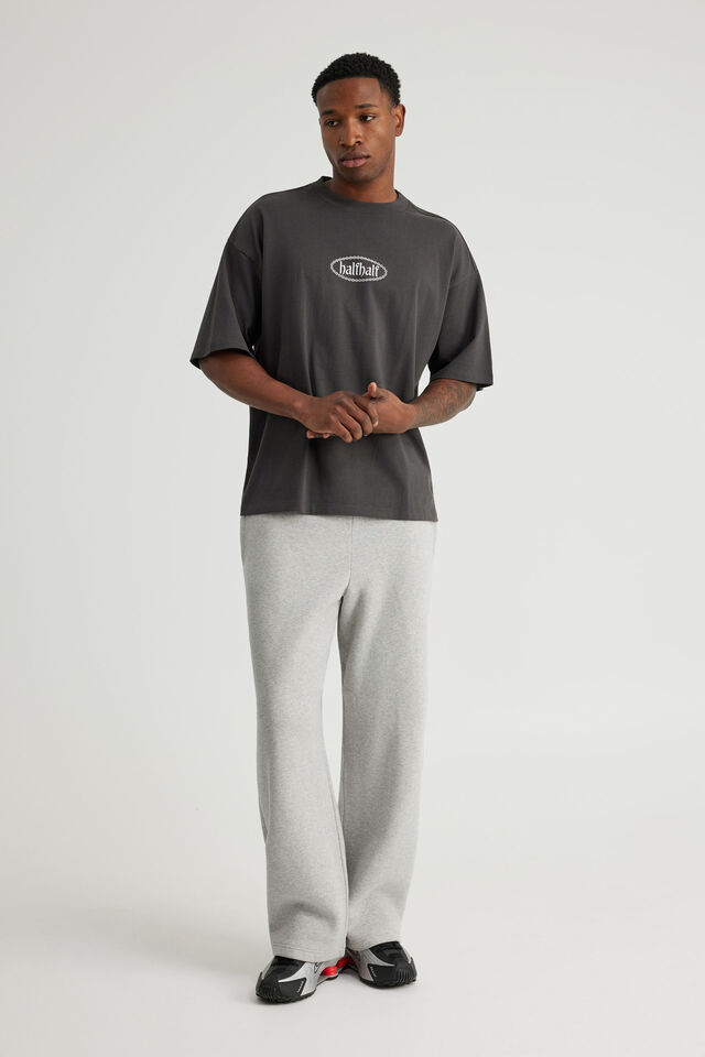 Half Half Heavyweight Box Fit Graphic Tshirt, HH SLATE/CHAIN GRAFFITI