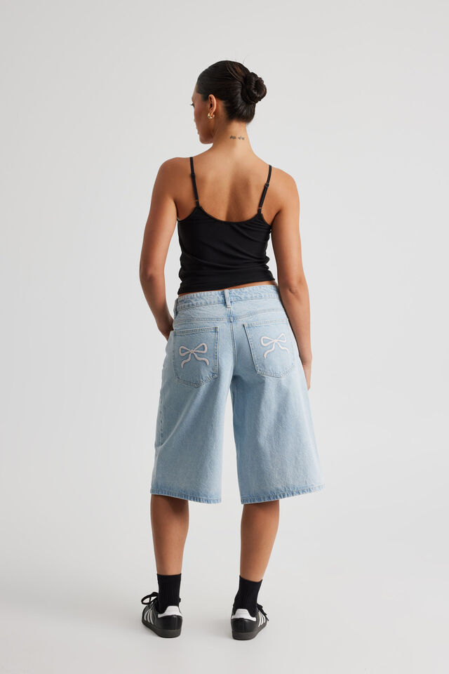 Mega Baggy Jort, FADED BLUE