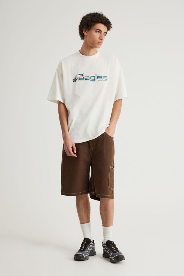 Box Fit Nfl Tshirt, LCN NFL CLOUD/EAGLES SLICK LOCK UP