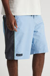Half Half Panelled Boardshort, BLUE MIST/MERCURY - alternate image 4