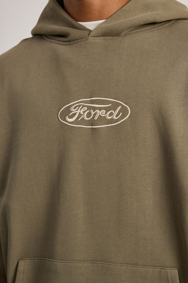 Ford Hoodie, LCN FOR WASHED DUSTY KHAKI/FORD MOTOR COMPANY