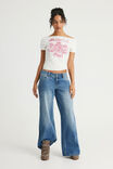 Boat Neck Graphic Tee, CLOUD / MATERIAL GIRL - example image 2