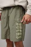 Nba Street Short, LCN NBA DUSTY KHAKI/MILAUKEE BUCKS - alternate image 4