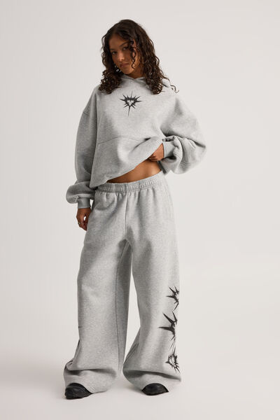 Ultra Baggy Trackpant, GREY MARLE/HAVEN