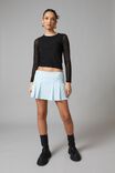 Sheer Long Sleeve Top, BLACK MESH - alternate image 2