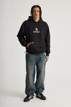 Cartoon Network X Half Half Hoodie, LCN WB BLACK/DEXTER DRIP - alternate image 2