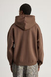 Cartoon Network X Half Half Zip Thru Hoodie, LCN WB MUD/COURAGE HALF HALF - alternate image 3