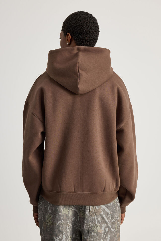 Cartoon Network X Half Half Zip Thru Hoodie, LCN WB MUD/COURAGE HALF HALF