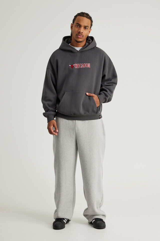 Nba Hoodie, LCN NBA SLATE/BULLS EMBROIDERY