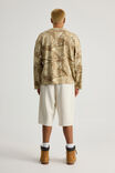 Notion Baggy Track Short, NTN VANILLA/TONAL ETHEREAL - alternate image 3