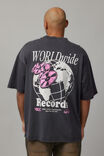 Heavy Weight Box Fit Graphic Tshirt, HH WASHED BLACK/GLOBAL RECORDS - alternate image 1