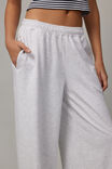 Relaxed Wide Leg Trackpant, SILVER MARLE - alternate image 5