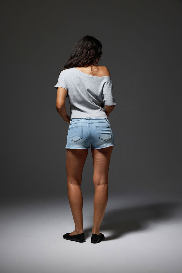 Tumblr Low Rise Booty Short, SUNQUEEN FADE