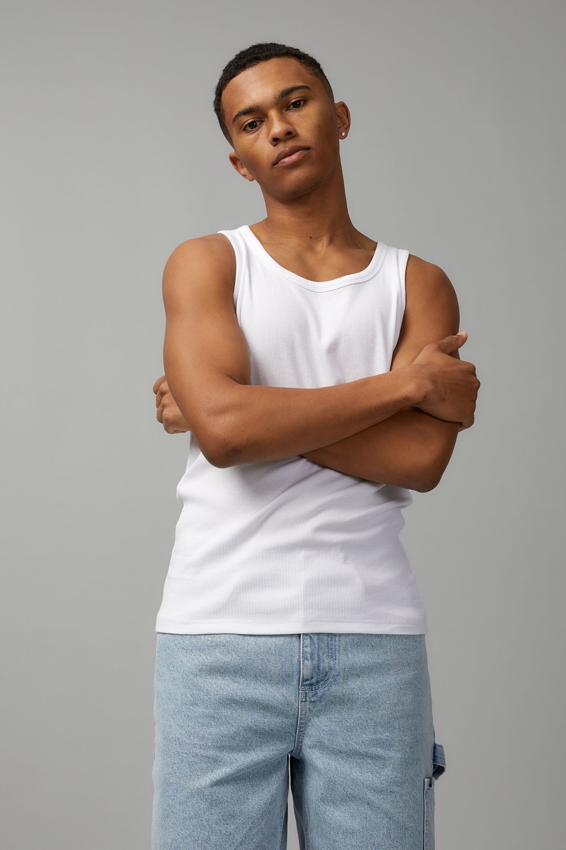 White undershirt on sale