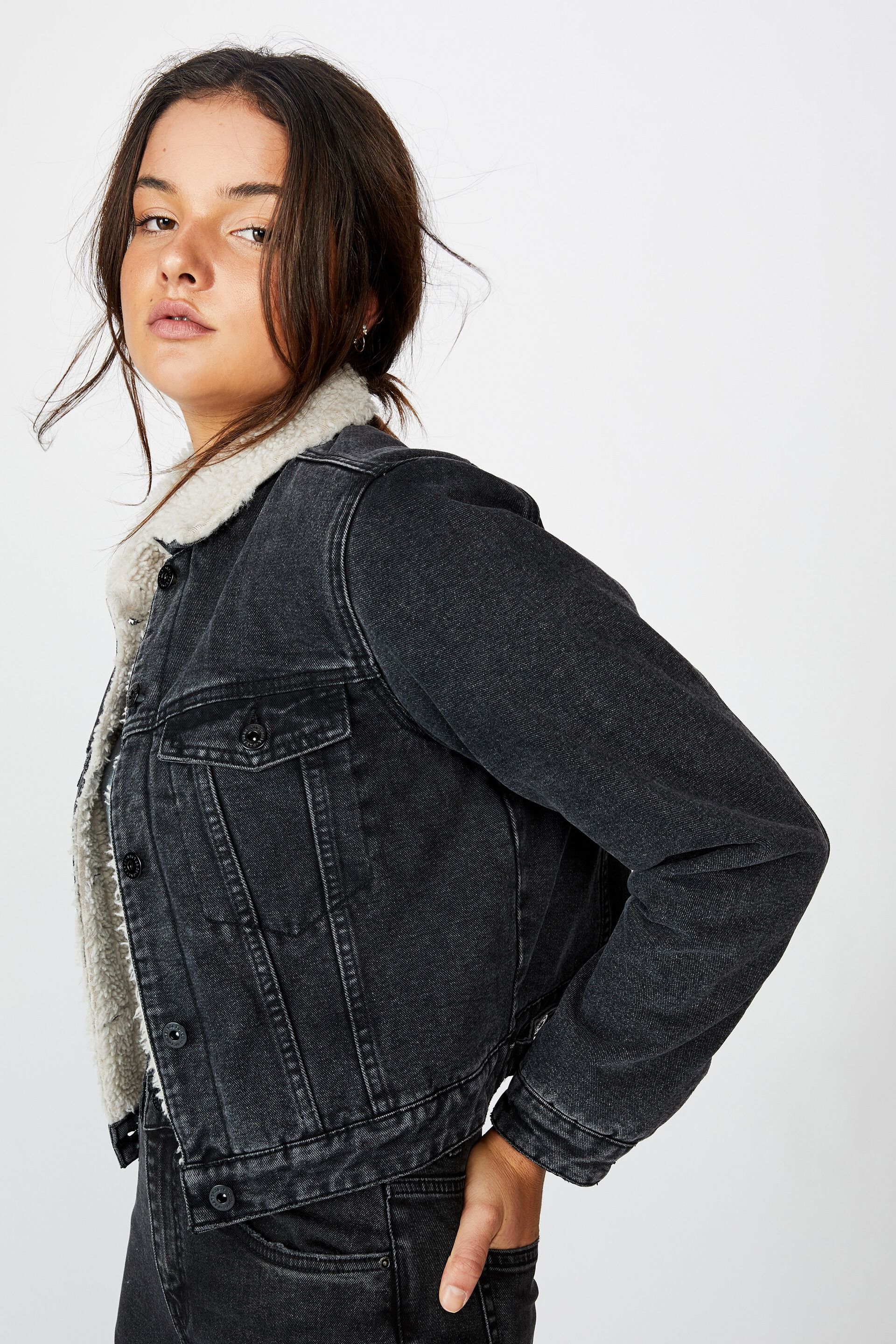 Shopping \u003efactorie sherpa jacket big 